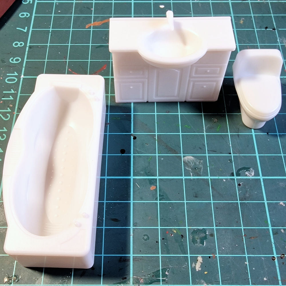 1:24 Modern Bathroom Set