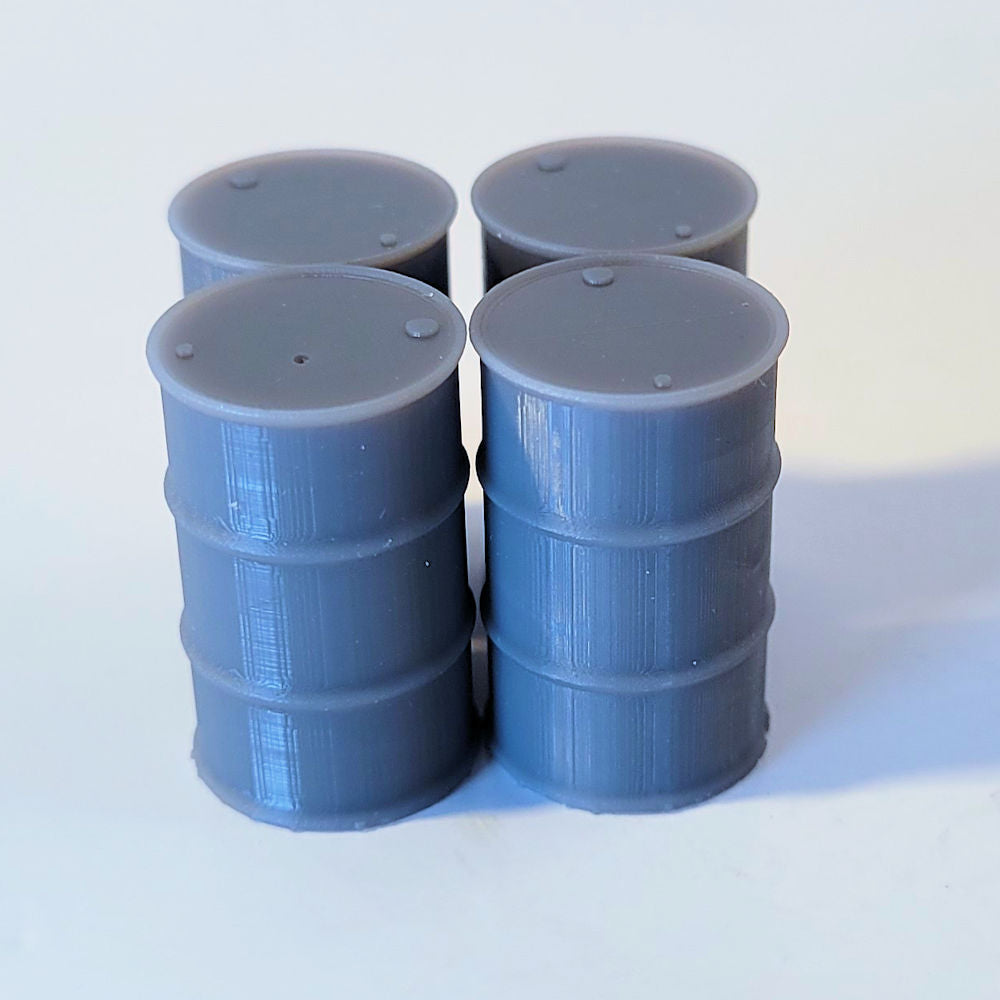 1:43 (O Gauge) Metal Barrels