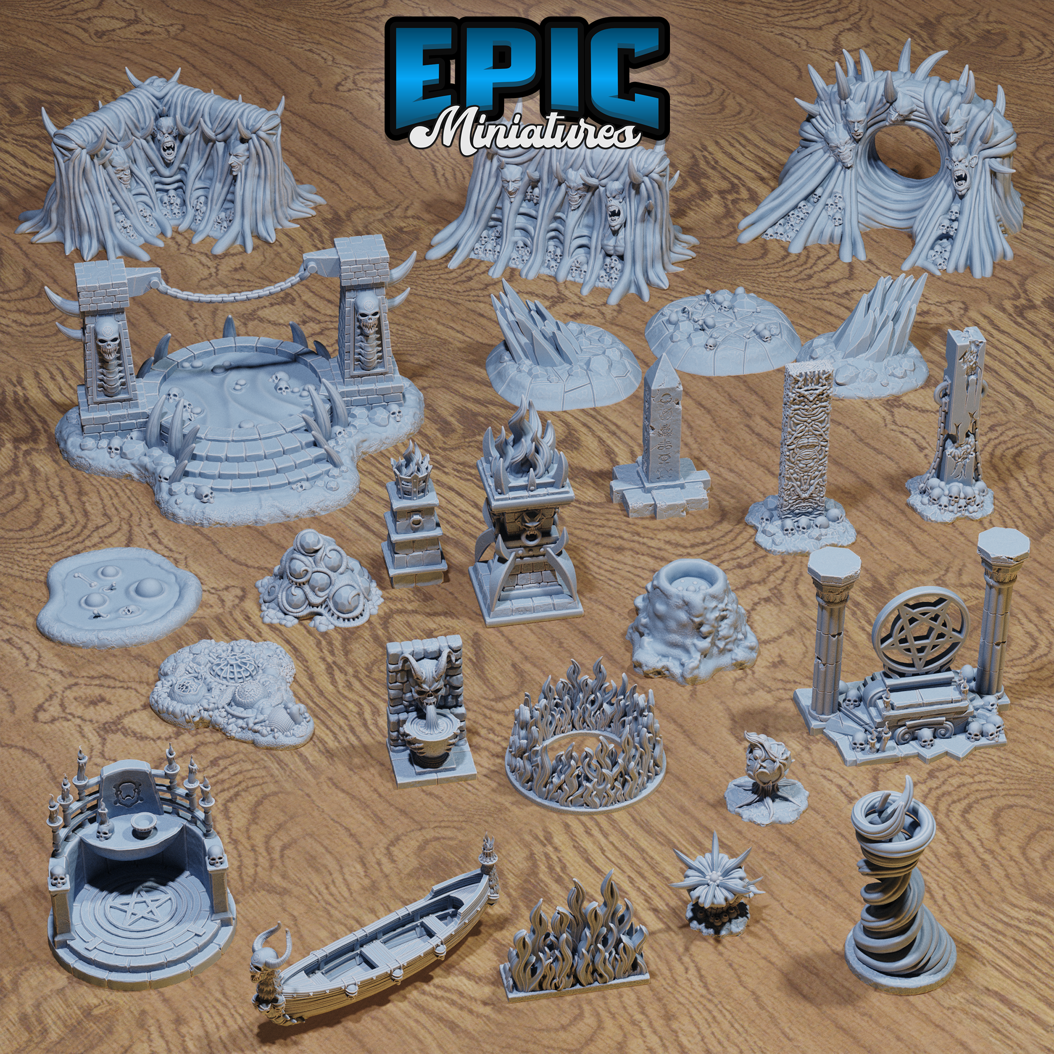 Hell’s Wrath: Devil & Hell Scatter (25-Piece Set)