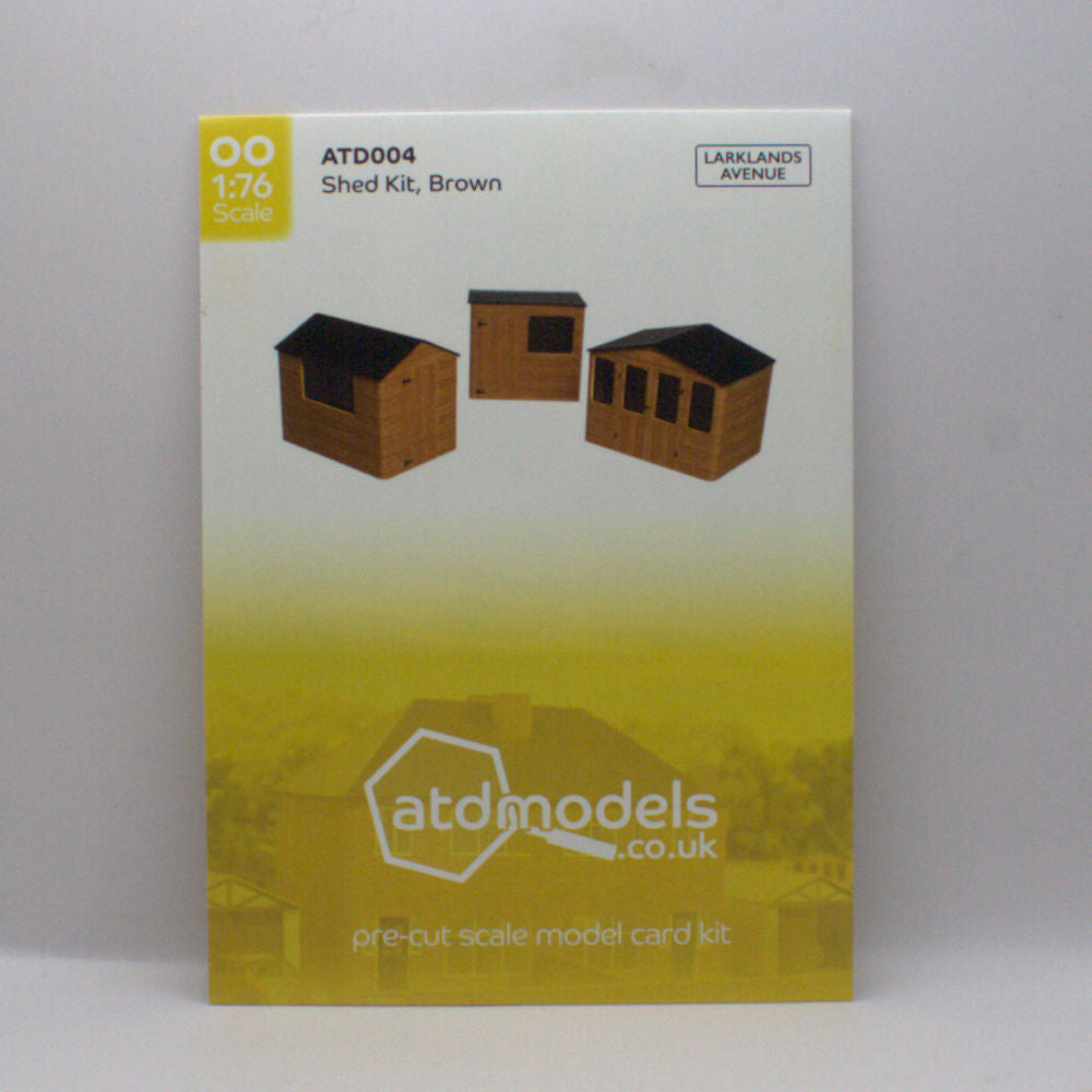 ATDModels OO (1:76) Brown Sheds