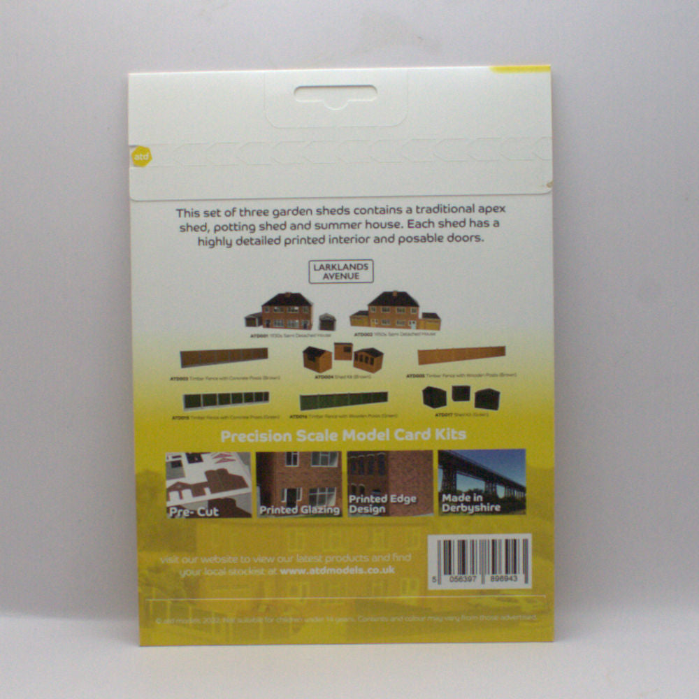 ATDModels OO (1:76) Brown Sheds
