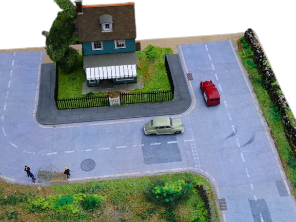 Self adhesive realistic roadway kit N, 00 and TT gauge