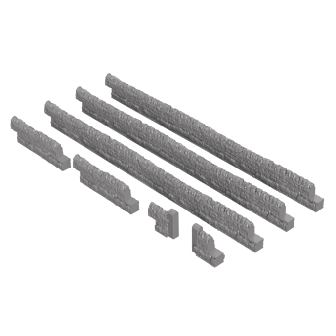 GO303A – Stone Wall TT120/3mm Scale