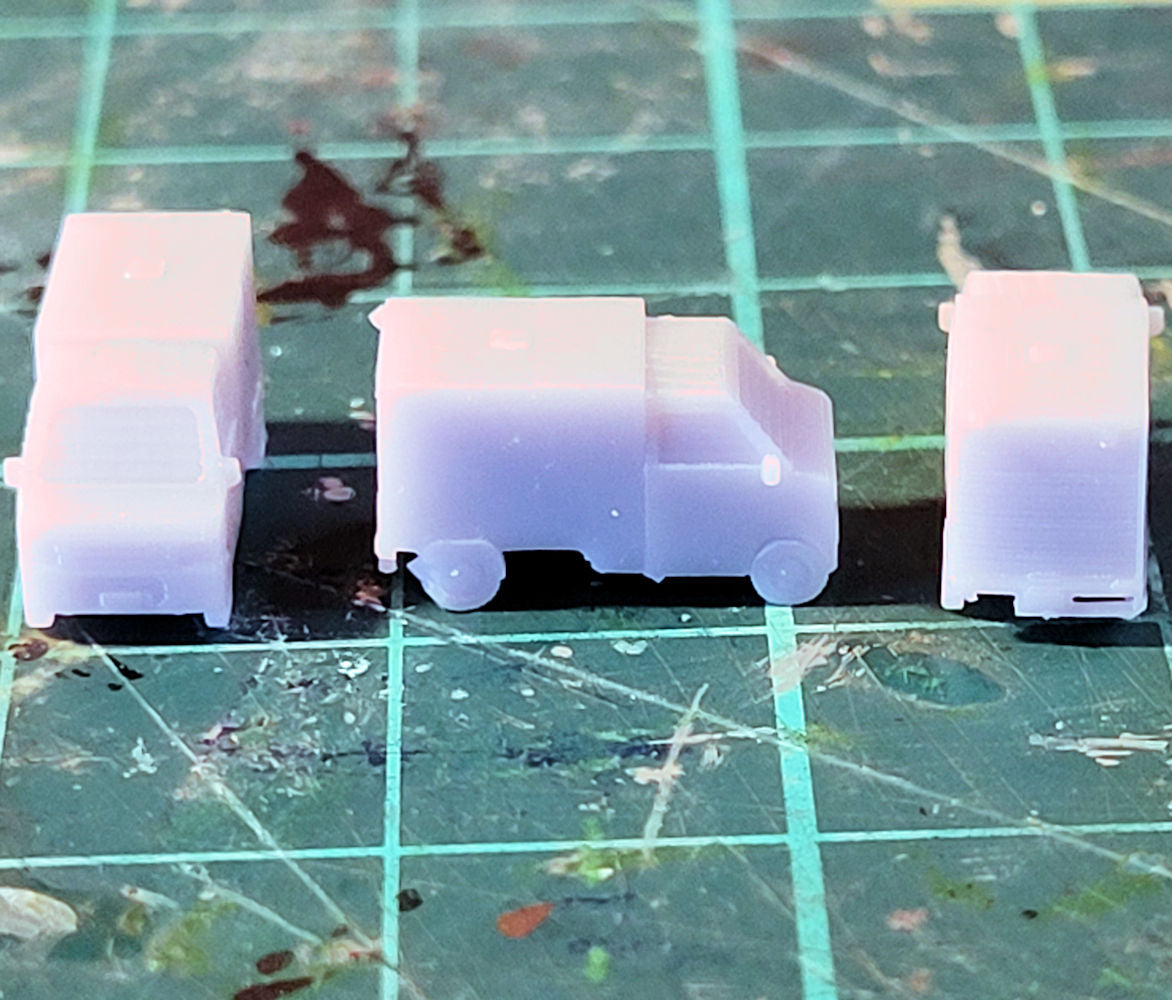 6mm (1:285) Kei Box Trucks