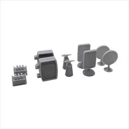 OO Scale 1950s Garage Accessories Pack (10 pack)