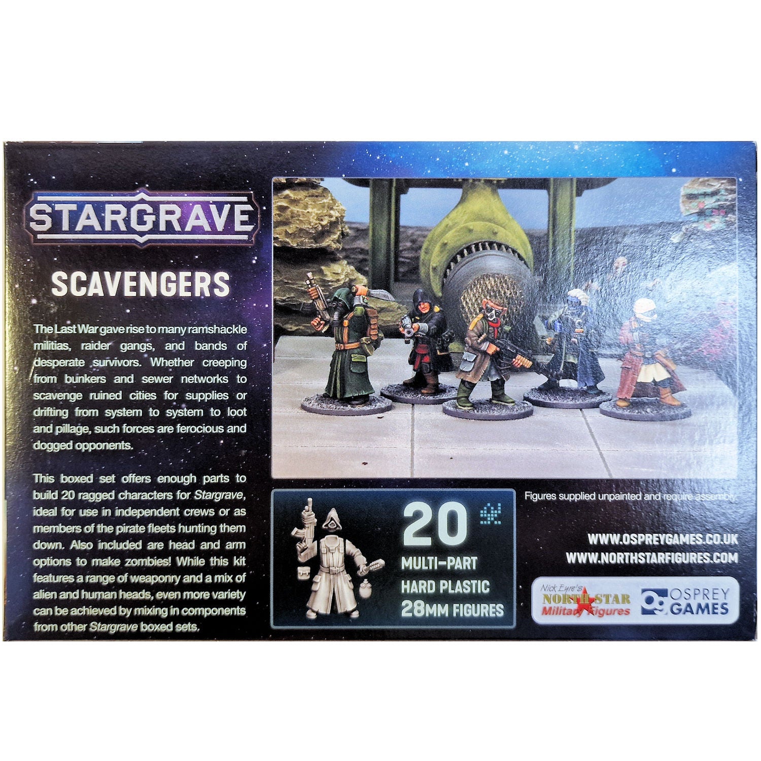 North Star Stargrave Scavengers figures 1:56 (28mm)