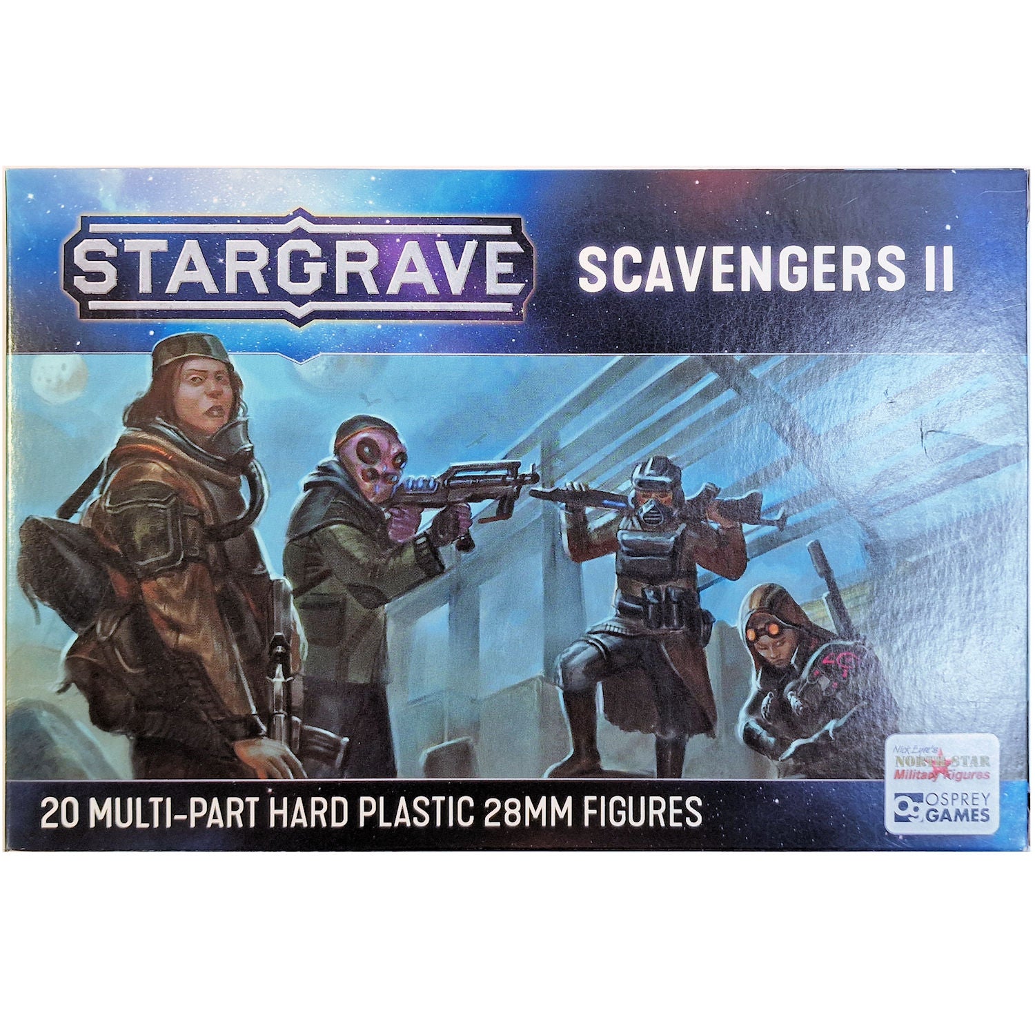 North Star Stargrave Scavengers 2 figures 1:56 (28mm)