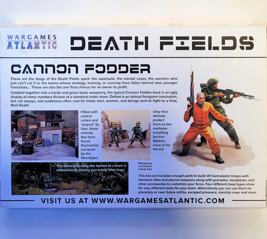 Wargames Atlantic Cannon Fodder 28mm SF Figures