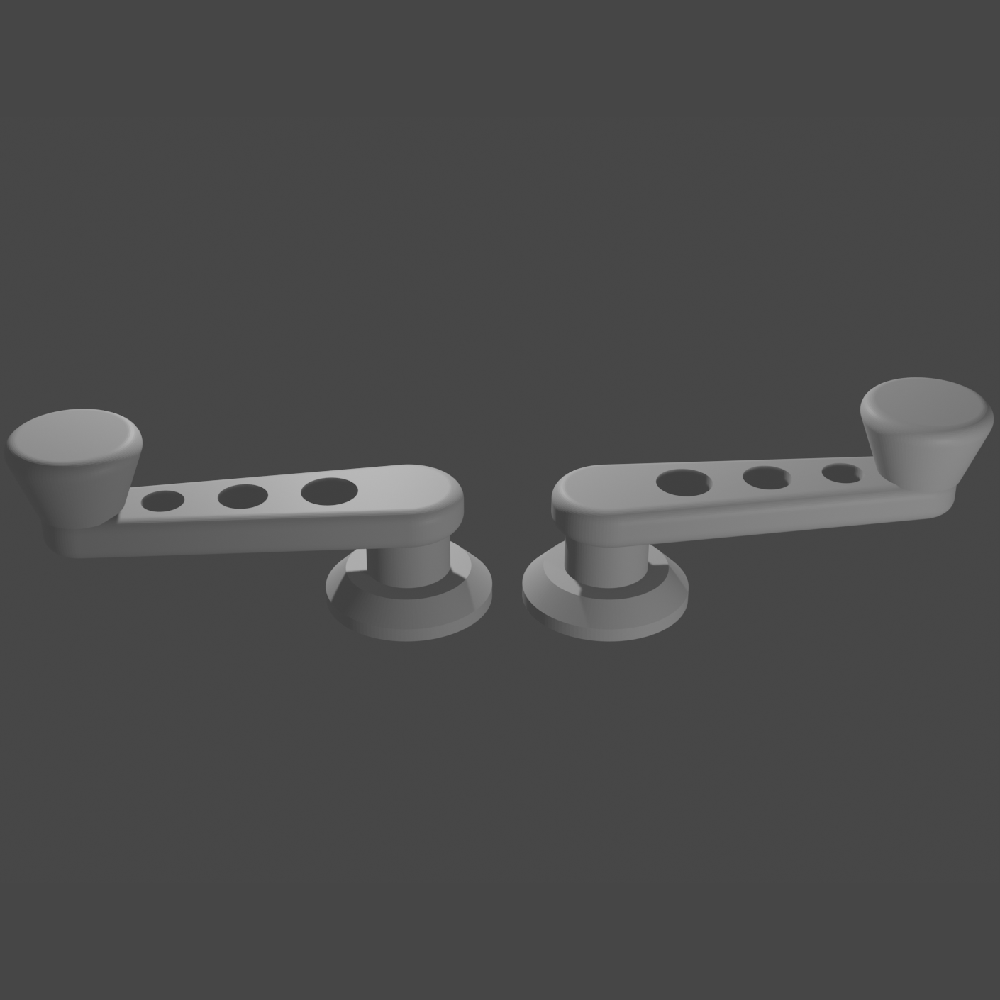 1:24 3D Print Car Interior Window Winders