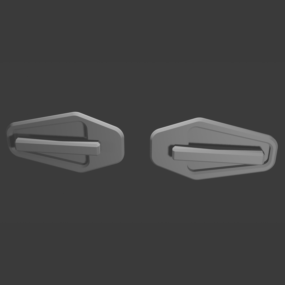 1:24 3D Print Car Interior Door Handles