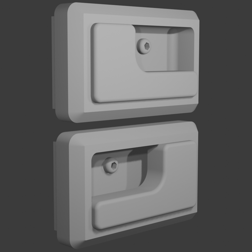 1:24 3D Print Car Interior Door Handles