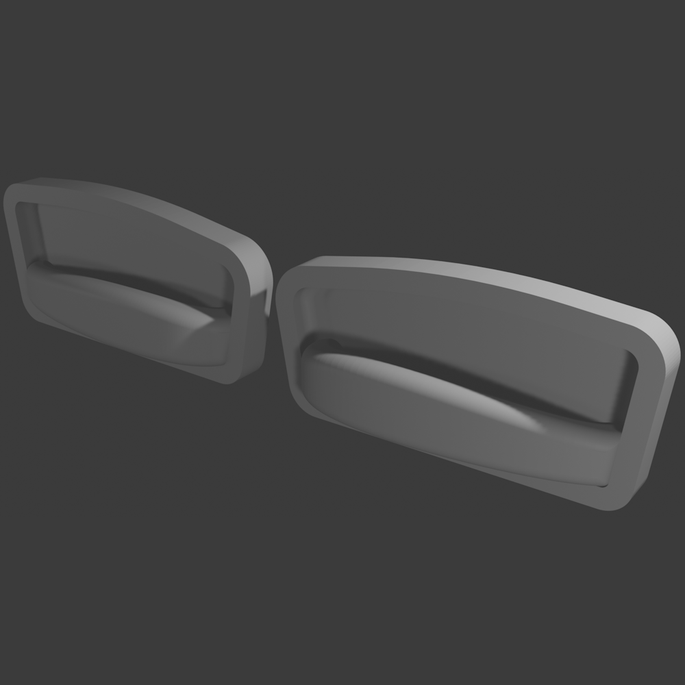 1:24 3D Print Car Interior Door Handles