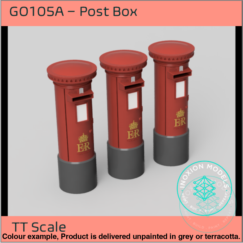 GO105A – Post Boxes TT120/3mm Scale