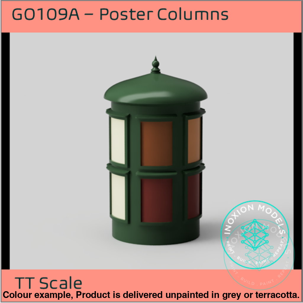 GO109A – Poster Columns TT120/3mm Scale