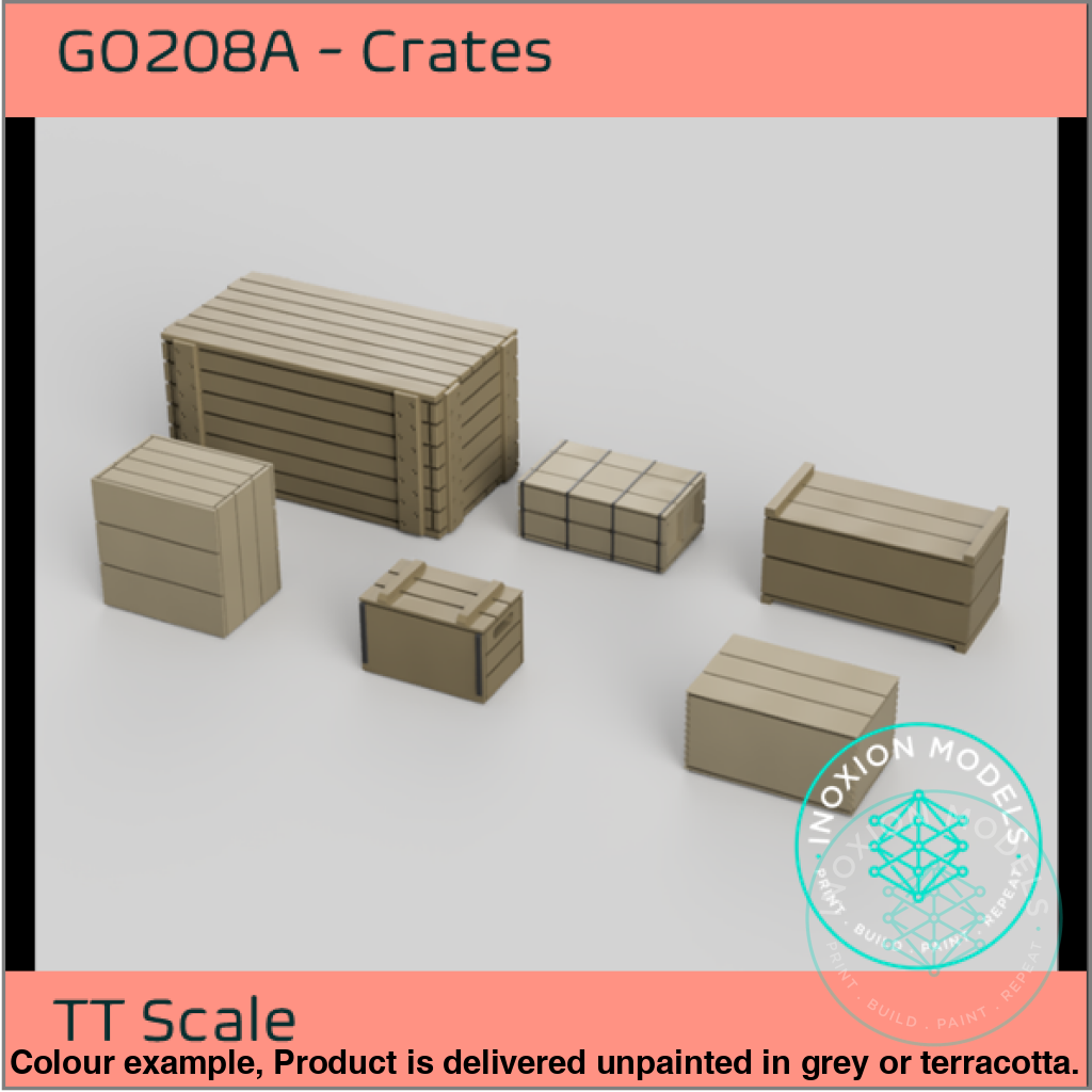 GO208A – Crates TT120/3mm Scale