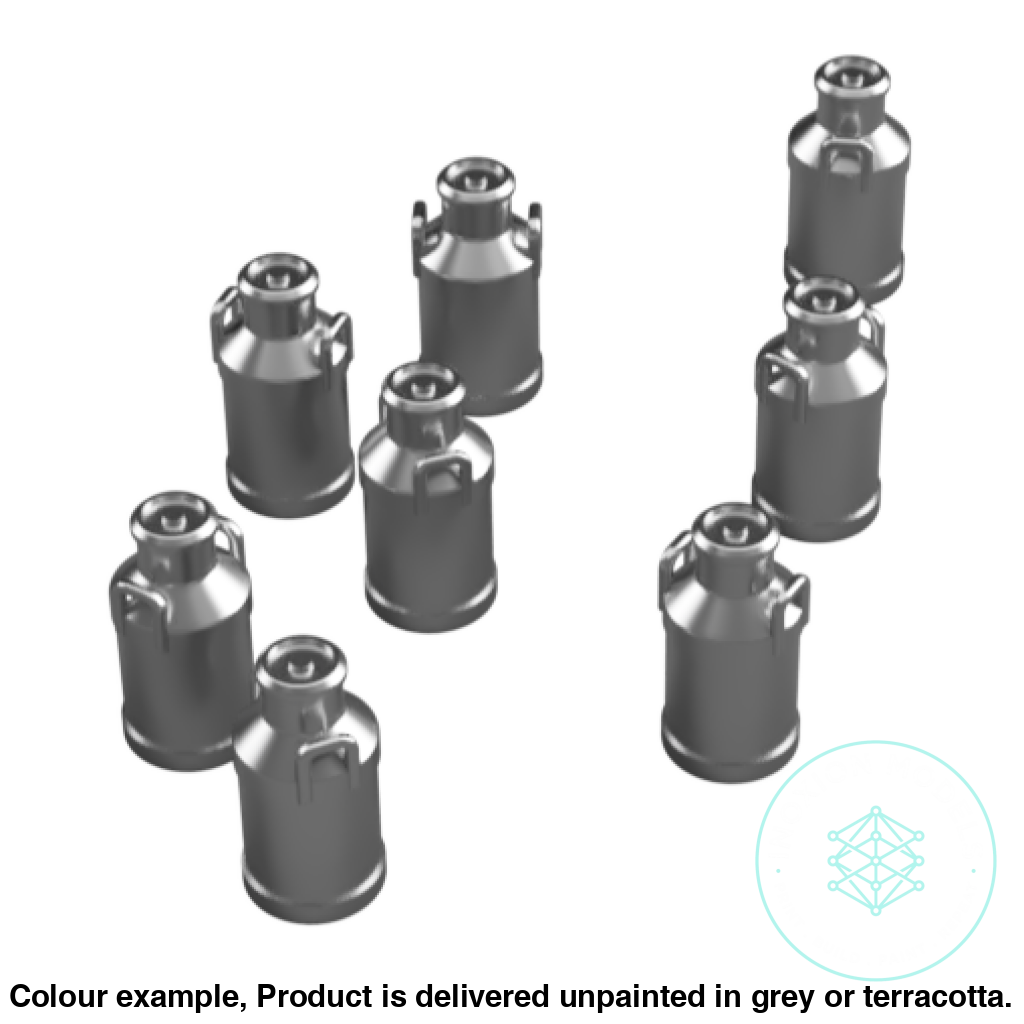 GO301C – Medium Milk Churns TT120/3mm Scale