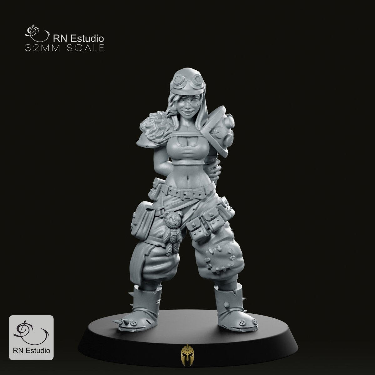 Junk Girl Scrapper Miniature
