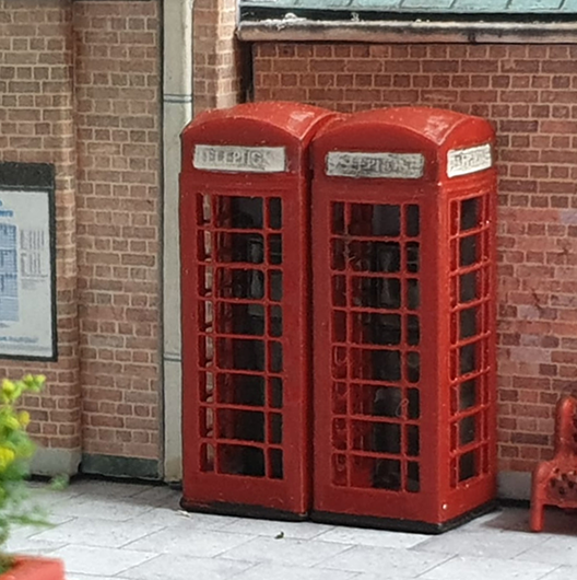 OO Scale K6 Telephone Box