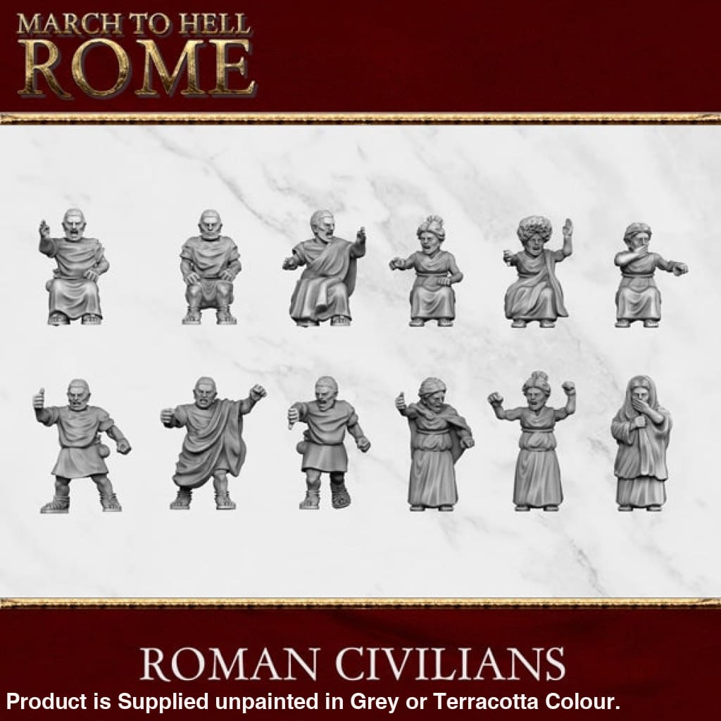 Roman Games ROMAN CIVILIANS 28/15mm