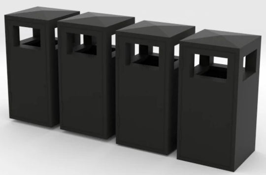 1:76th square bins (4)