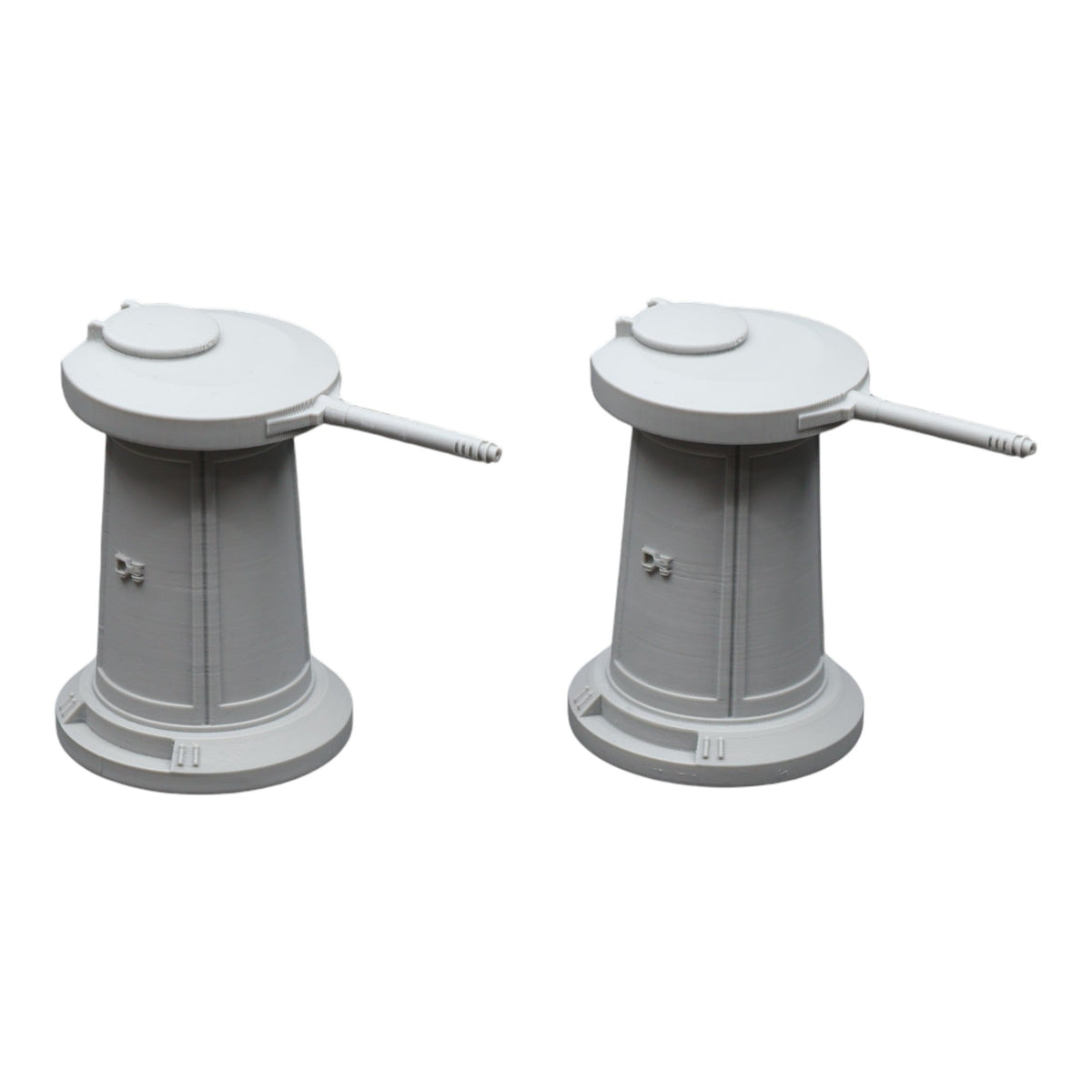 Turret x2- 28mm Wargaming Scatter Terrain Scenery Tabletop Miniature