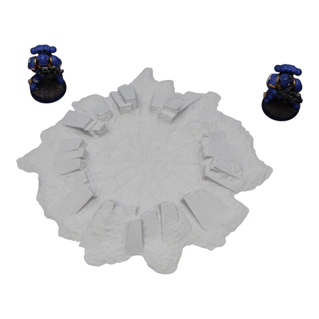 Crater (3 Options) - 28mm Wargaming Scatter Terrain Scenery Tabletop Miniature Grimdark