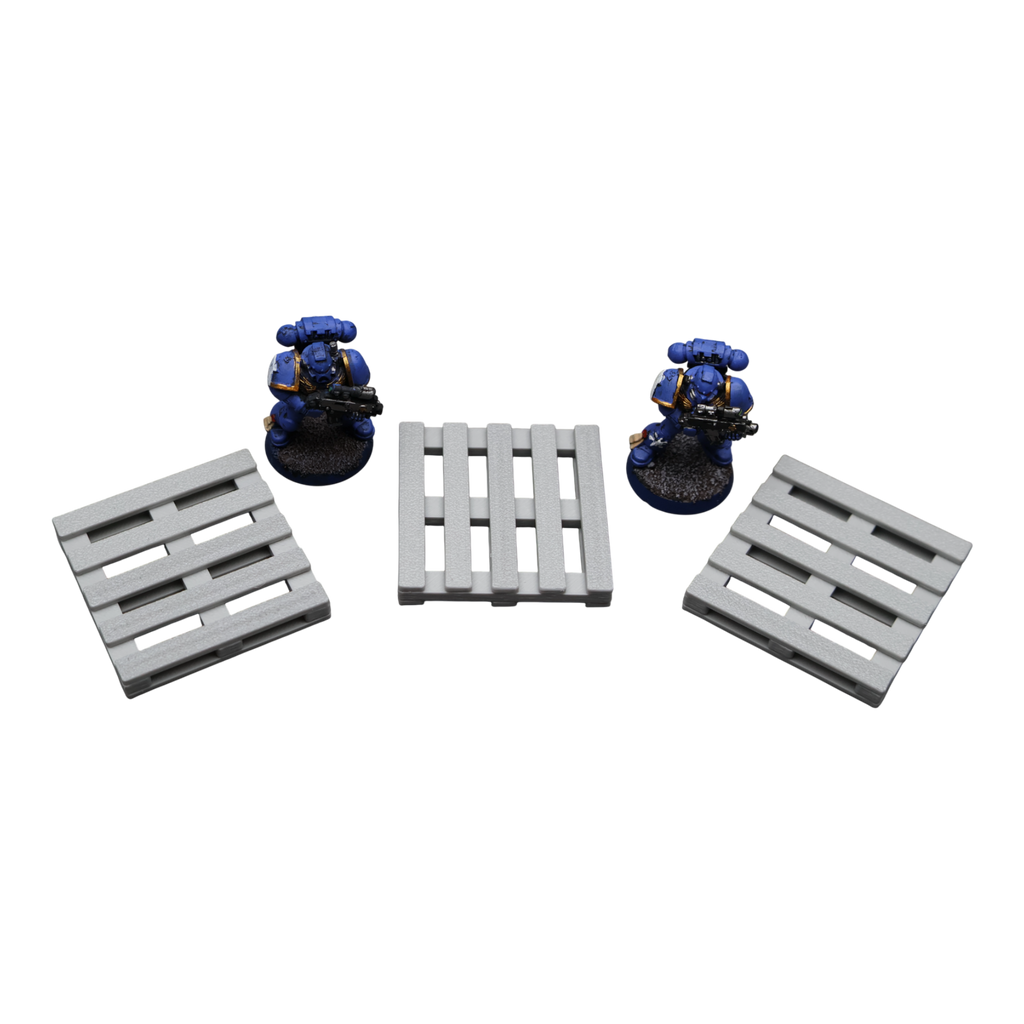 Pallet x3 - 28mm Wargaming Scatter Terrain Scenery Tabletop Miniature