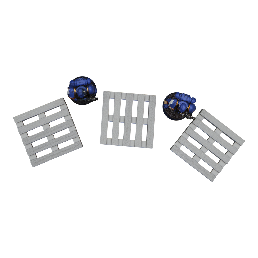 Pallet x3 - 28mm Wargaming Scatter Terrain Scenery Tabletop Miniature