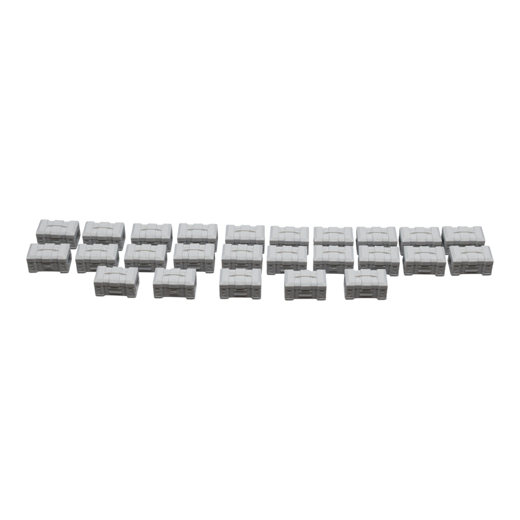 Ammo Box x25 - 28mm Wargaming Scatter Terrain Scenery Tabletop Miniature Grimdark
