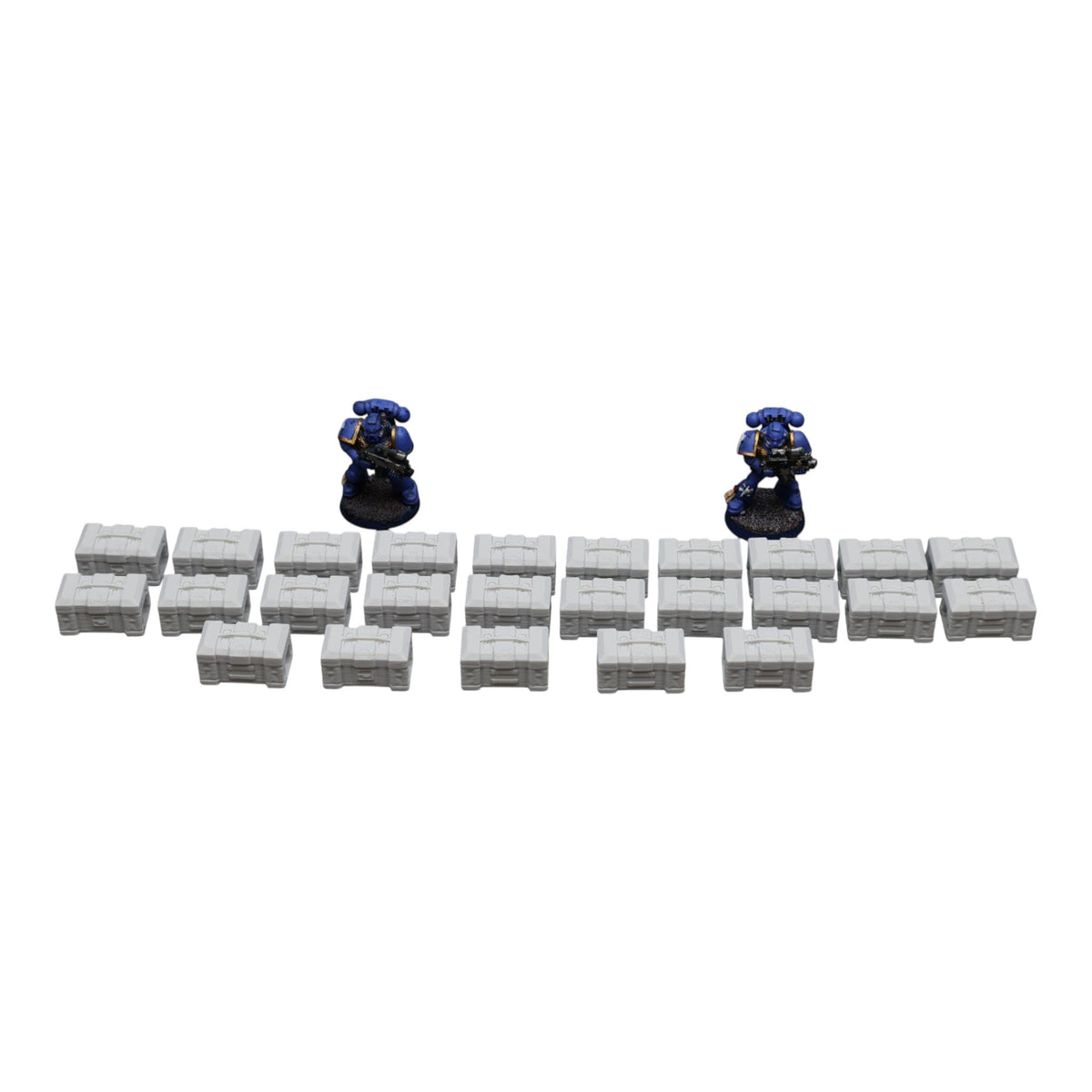 Ammo Box x25 - 28mm Wargaming Scatter Terrain Scenery Tabletop Miniature Grimdark