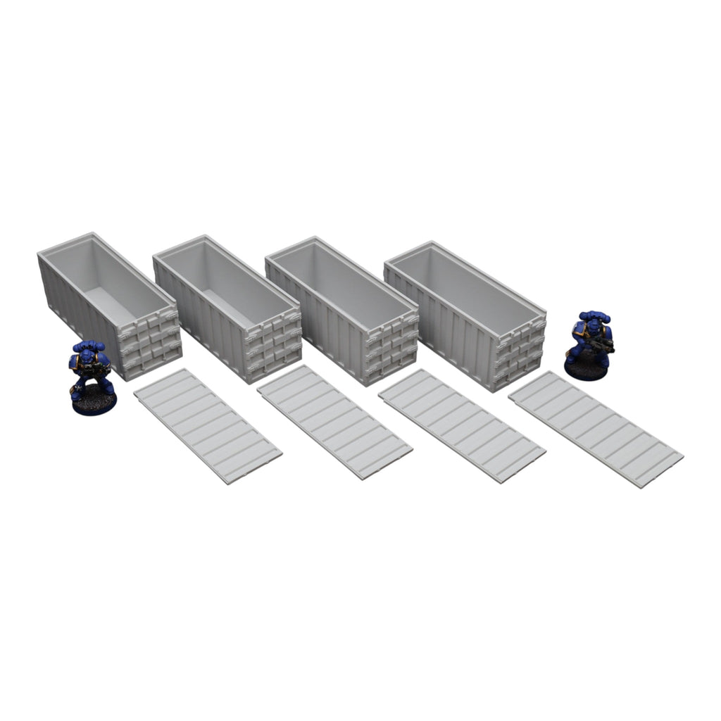 Shipping Container - 28mm Wargaming Scatter Terrain Scenery Tabletop Miniature