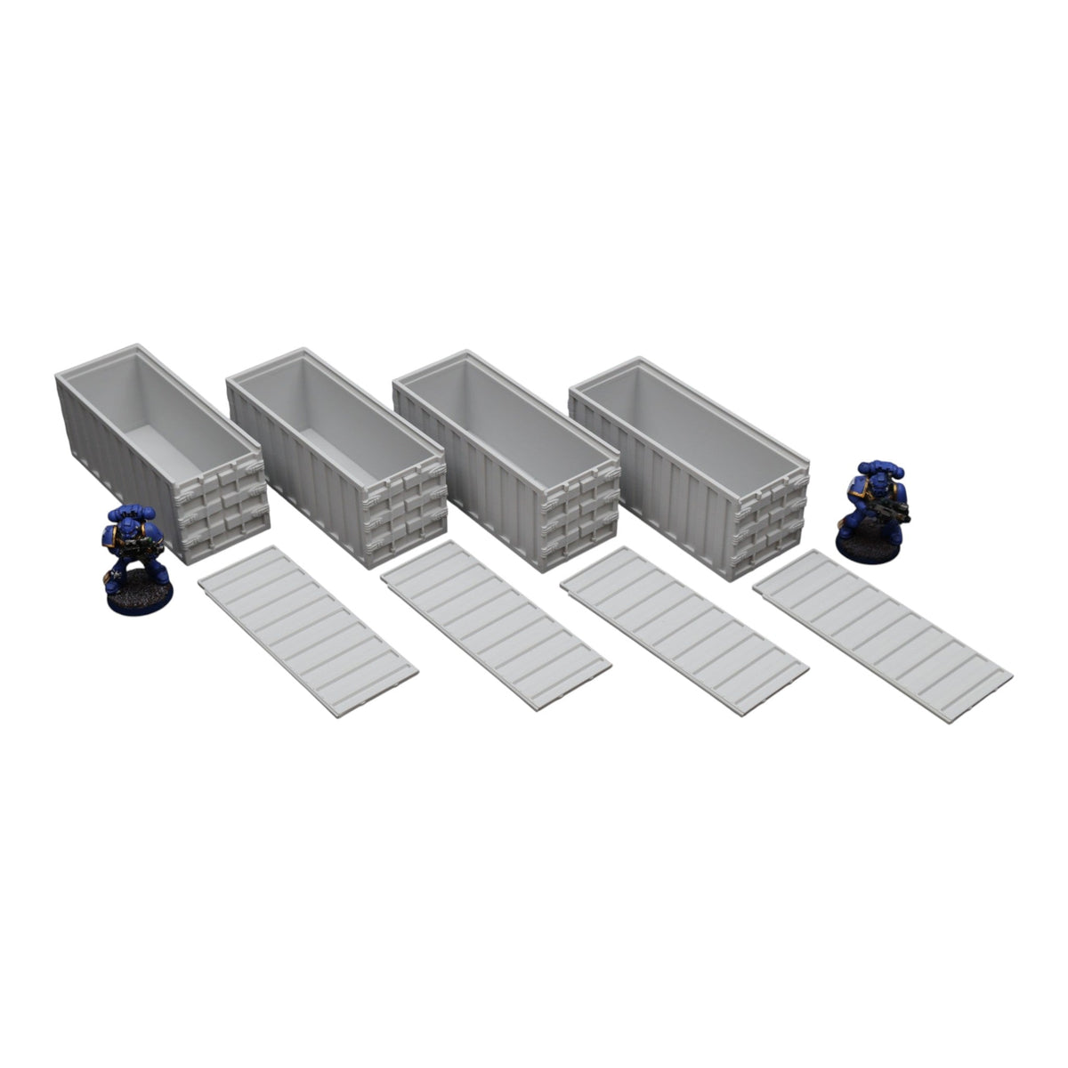 Shipping Container - 28mm Wargaming Scatter Terrain Scenery Tabletop Miniature