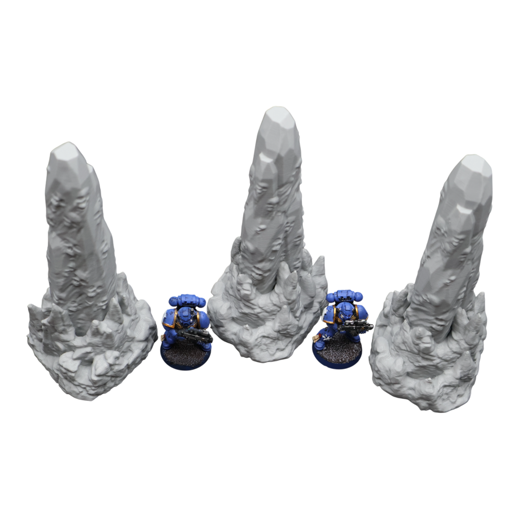 Haunted Rock x3 - 28mm Wargaming Scatter Terrain Scenery Tabletop Miniature
