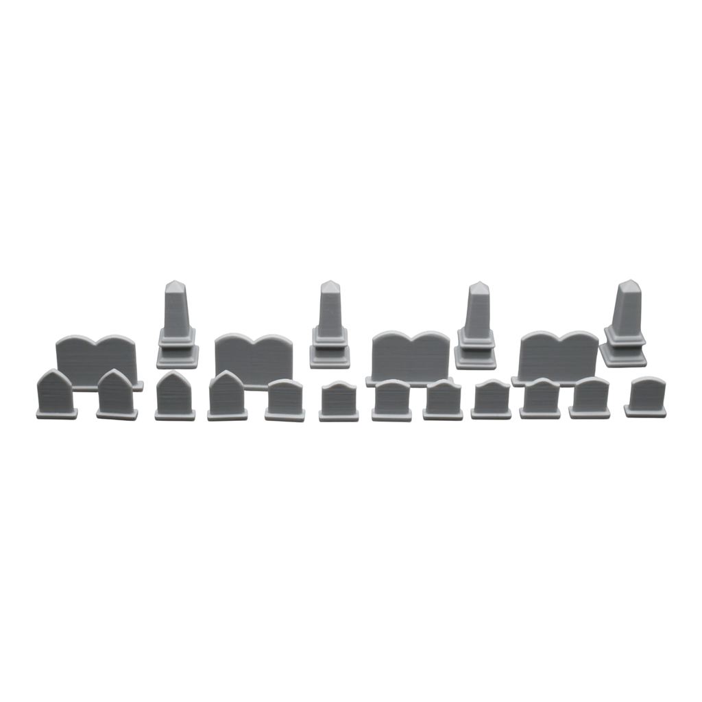 Headstone Collection - 28mm Wargaming Scatter Terrain Scenery Tabletop Miniature