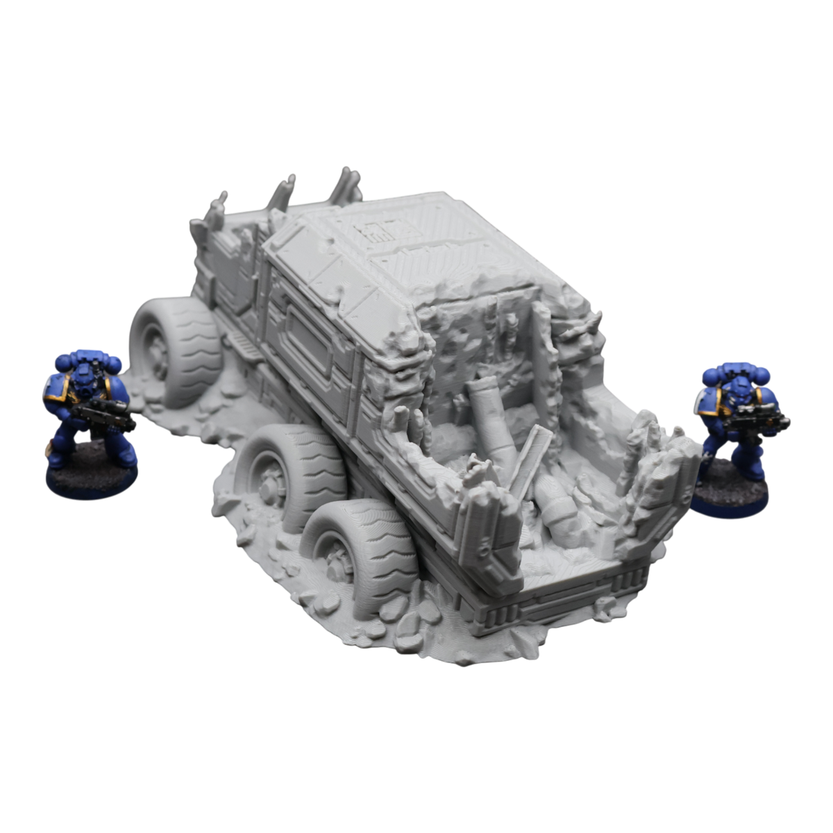District 12 Vehicle #1 -28mm Wargaming Scatter Terrain Scenery Tabletop Miniature