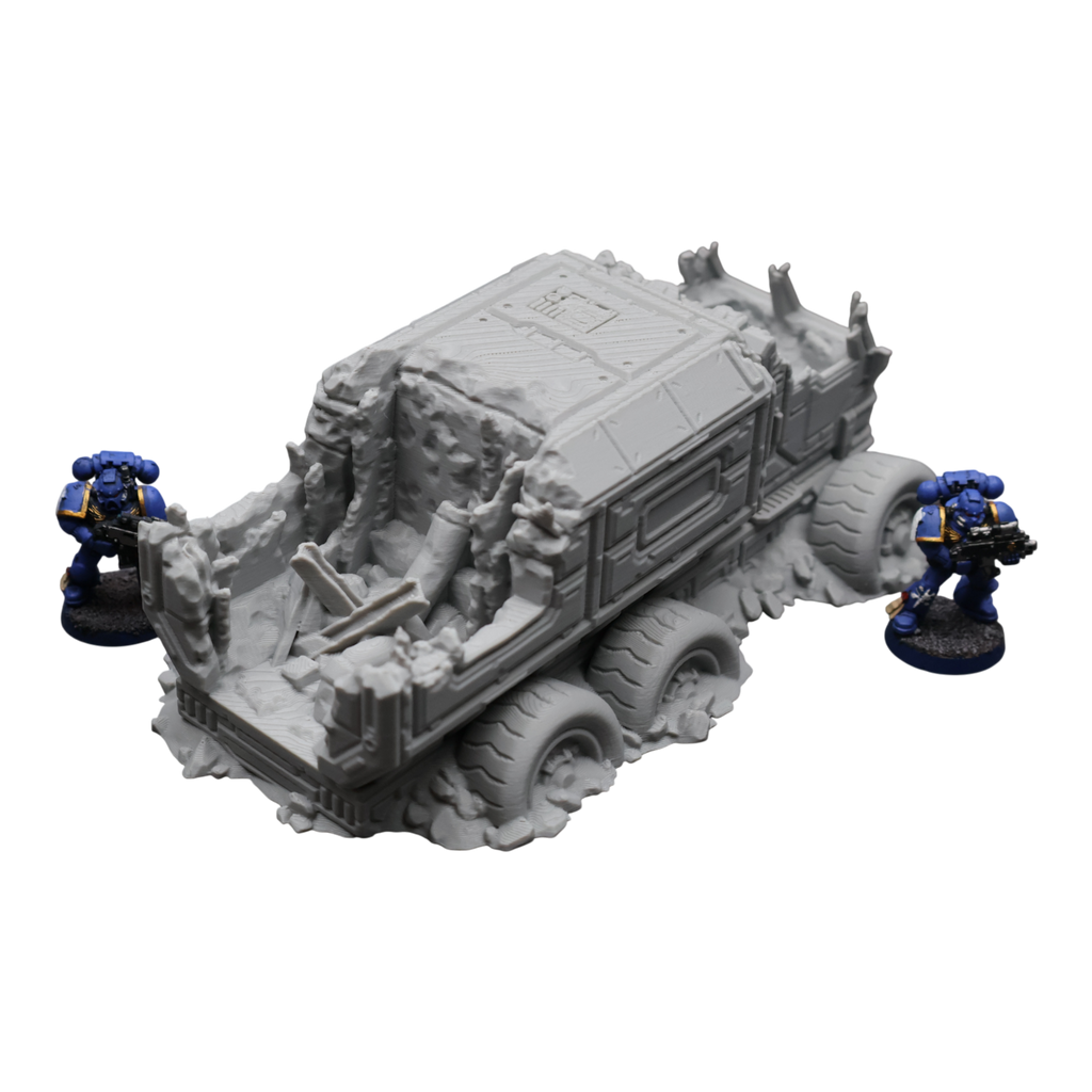 District 12 Vehicle #1 -28mm Wargaming Scatter Terrain Scenery Tabletop Miniature