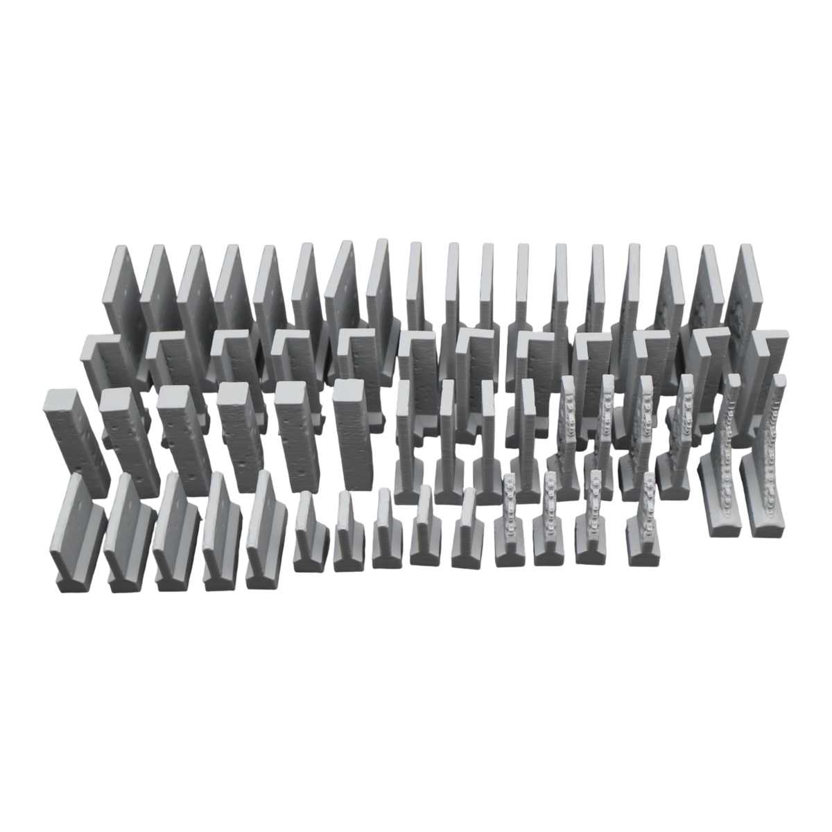 Blasted Walls Set - 28mm Wargaming Scatter Terrain Scenery Tabletop Miniature