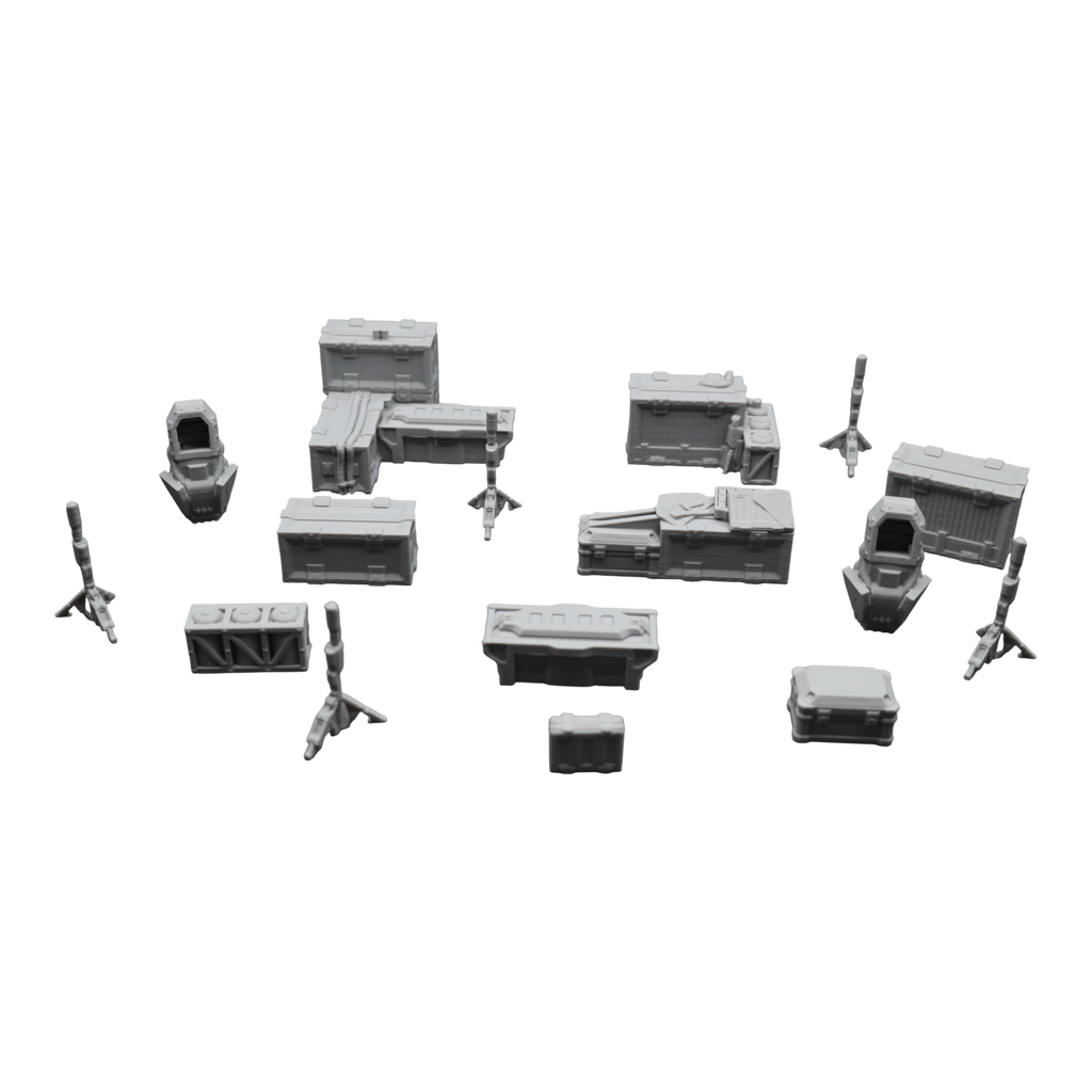 Drop Site Camp - 28mm Wargaming Scatter Terrain Scenery Tabletop Miniature