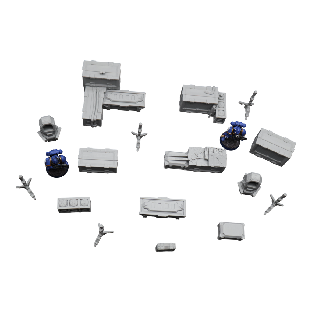 Drop Site Camp - 28mm Wargaming Scatter Terrain Scenery Tabletop Miniature