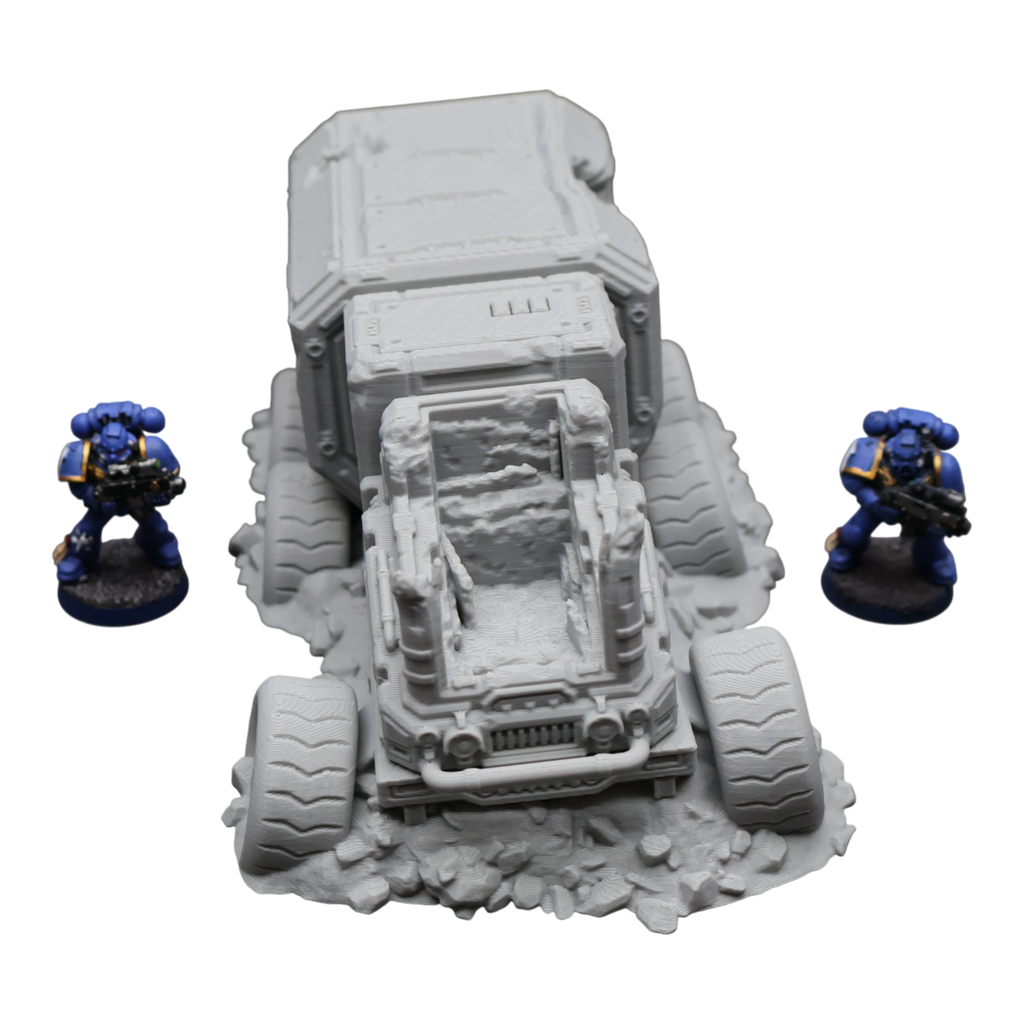 District 12 Vehicle #2 -28mm Wargaming Scatter Terrain Scenery Tabletop Miniature