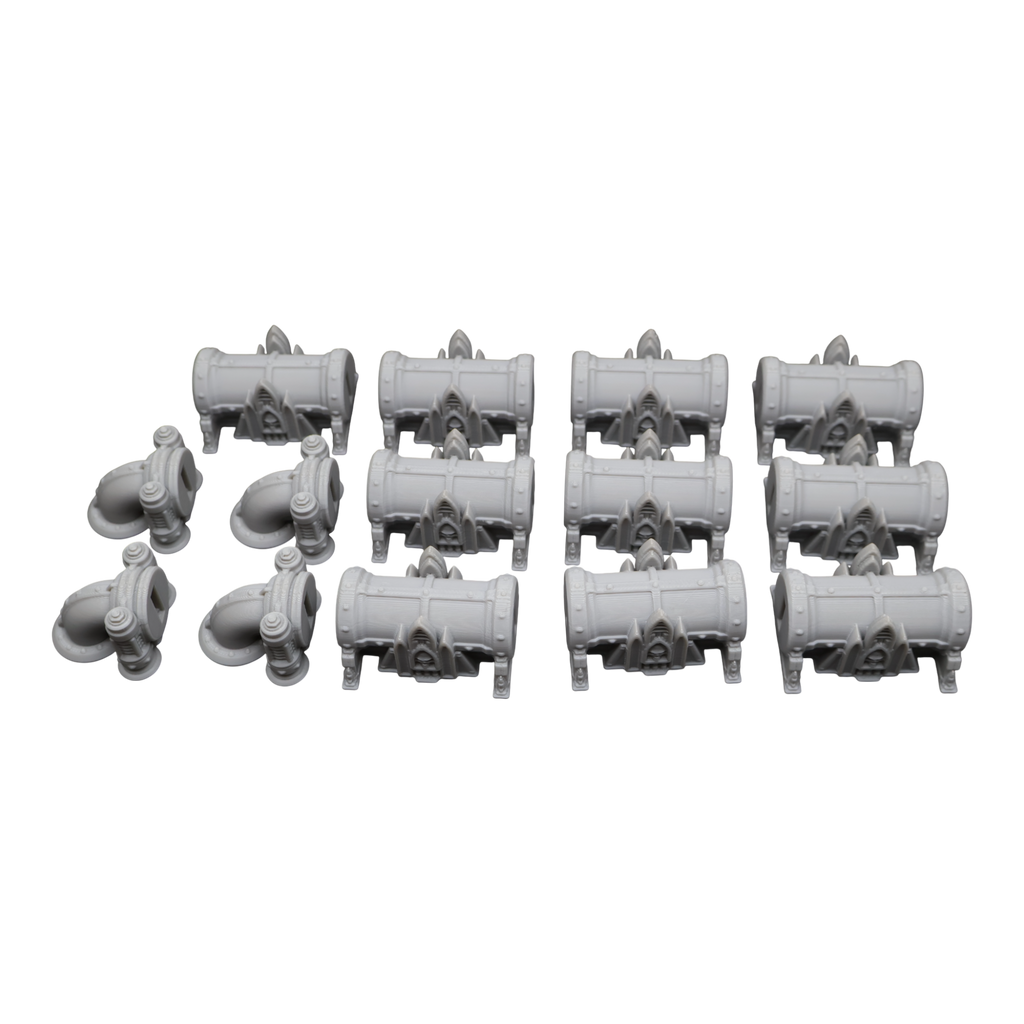 Production Pipes - 28mm Wargaming Scatter Terrain Scenery Tabletop Miniature