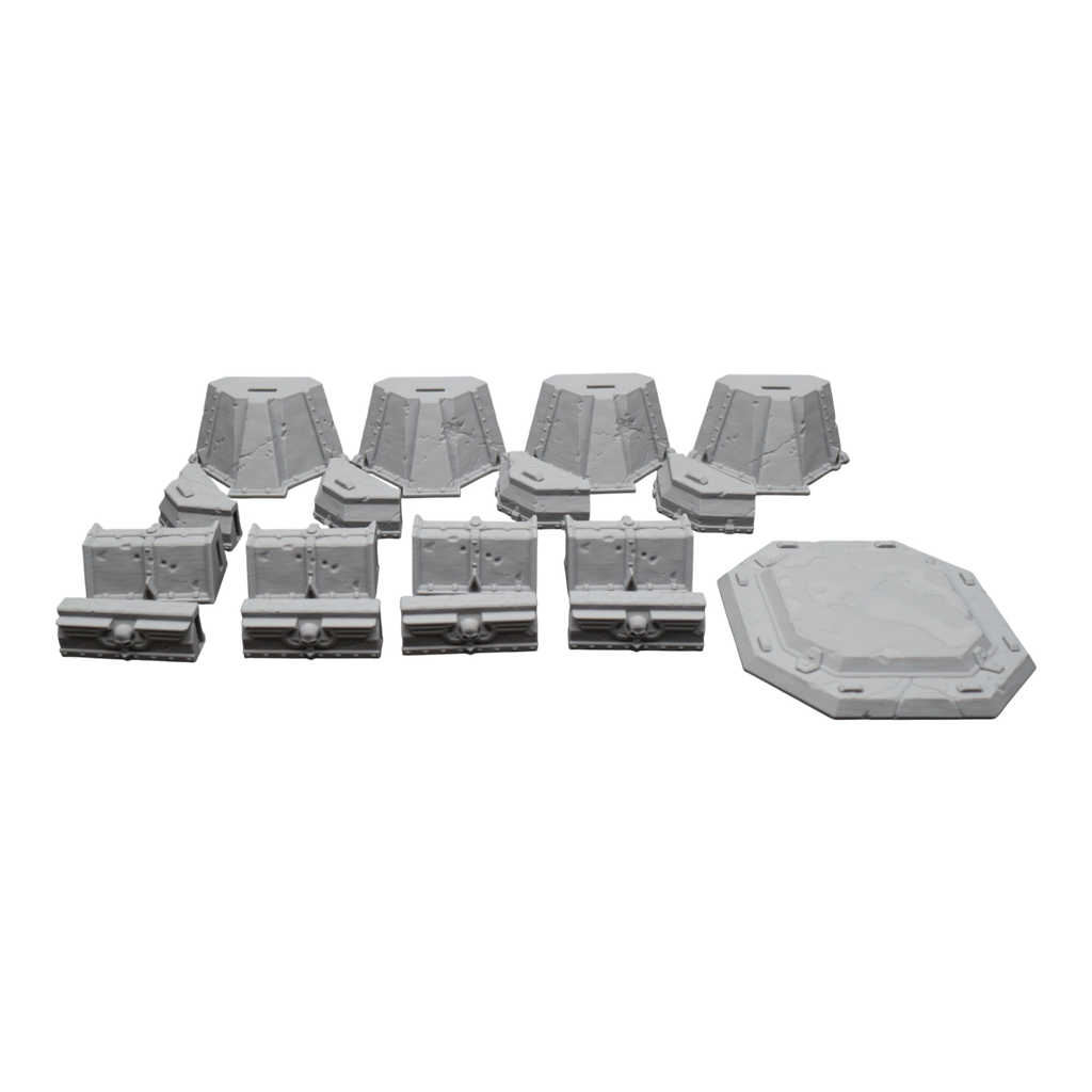 Trench Bunkers (3 sizes) - 28mm Wargaming Scatter Terrain Scenery Tabletop