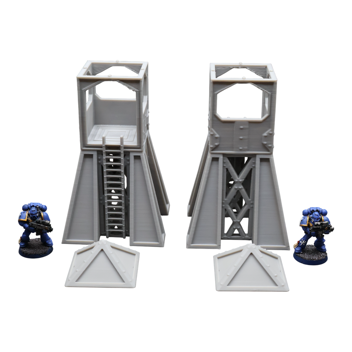 Command Station Watch Tower x2 - 28mm Wargaming Scatter Terrain Scenery Tabletop