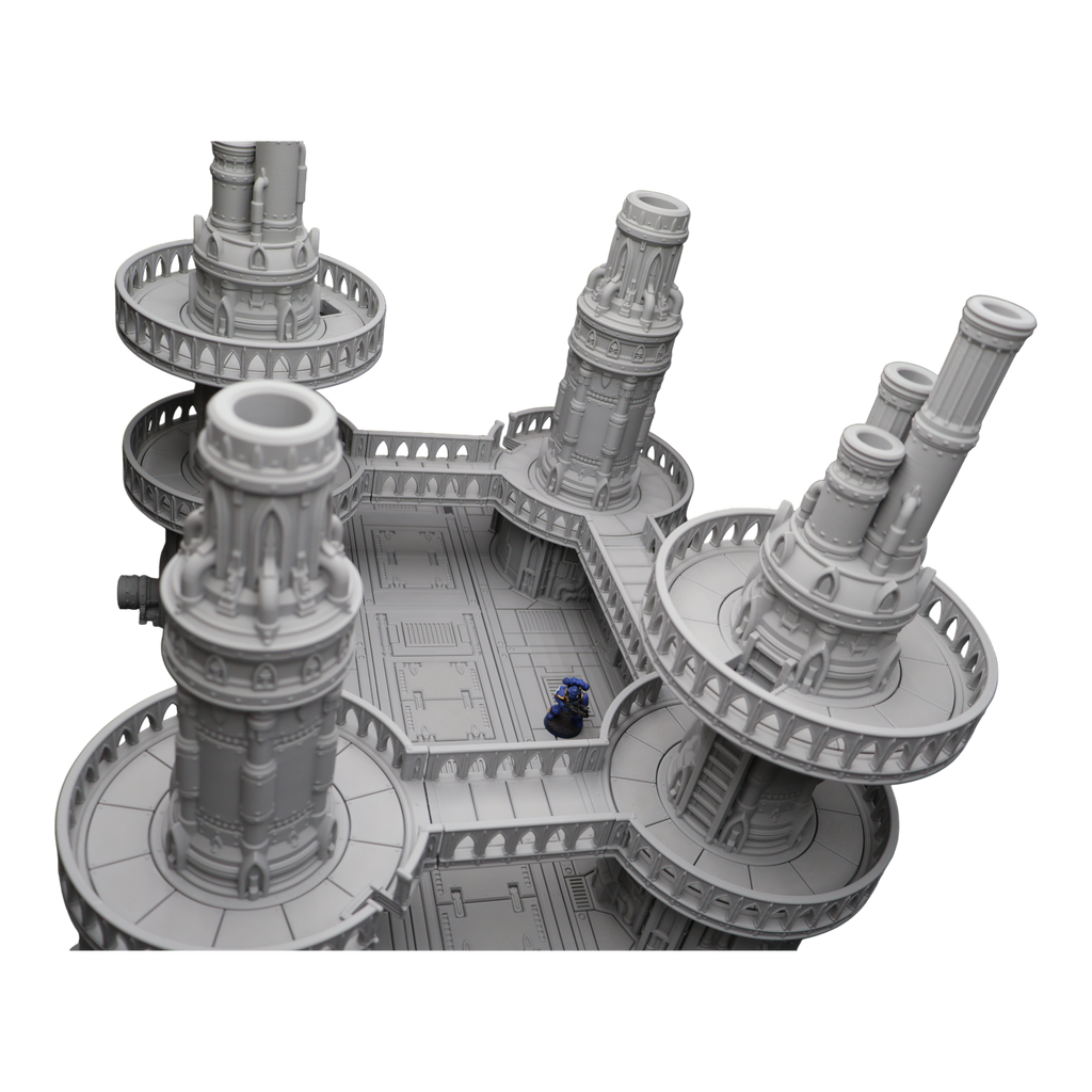 Steel Refinery Assembly #3 - 28mm Wargaming Scatter Terrain Scenery Tabletop