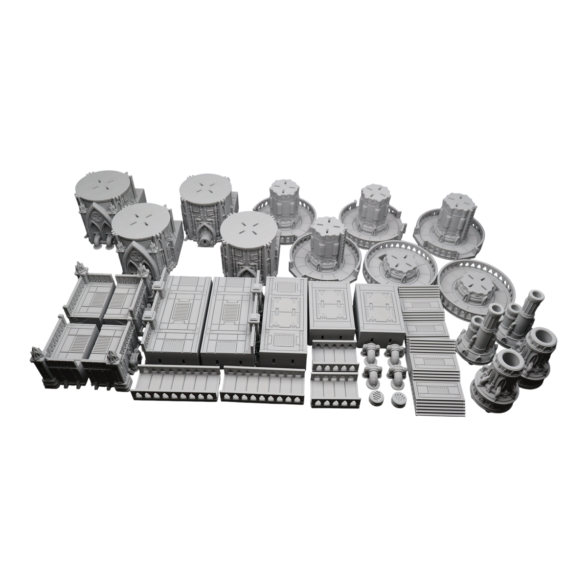 Steel Refinery Assembly #3 - 28mm Wargaming Scatter Terrain Scenery Tabletop