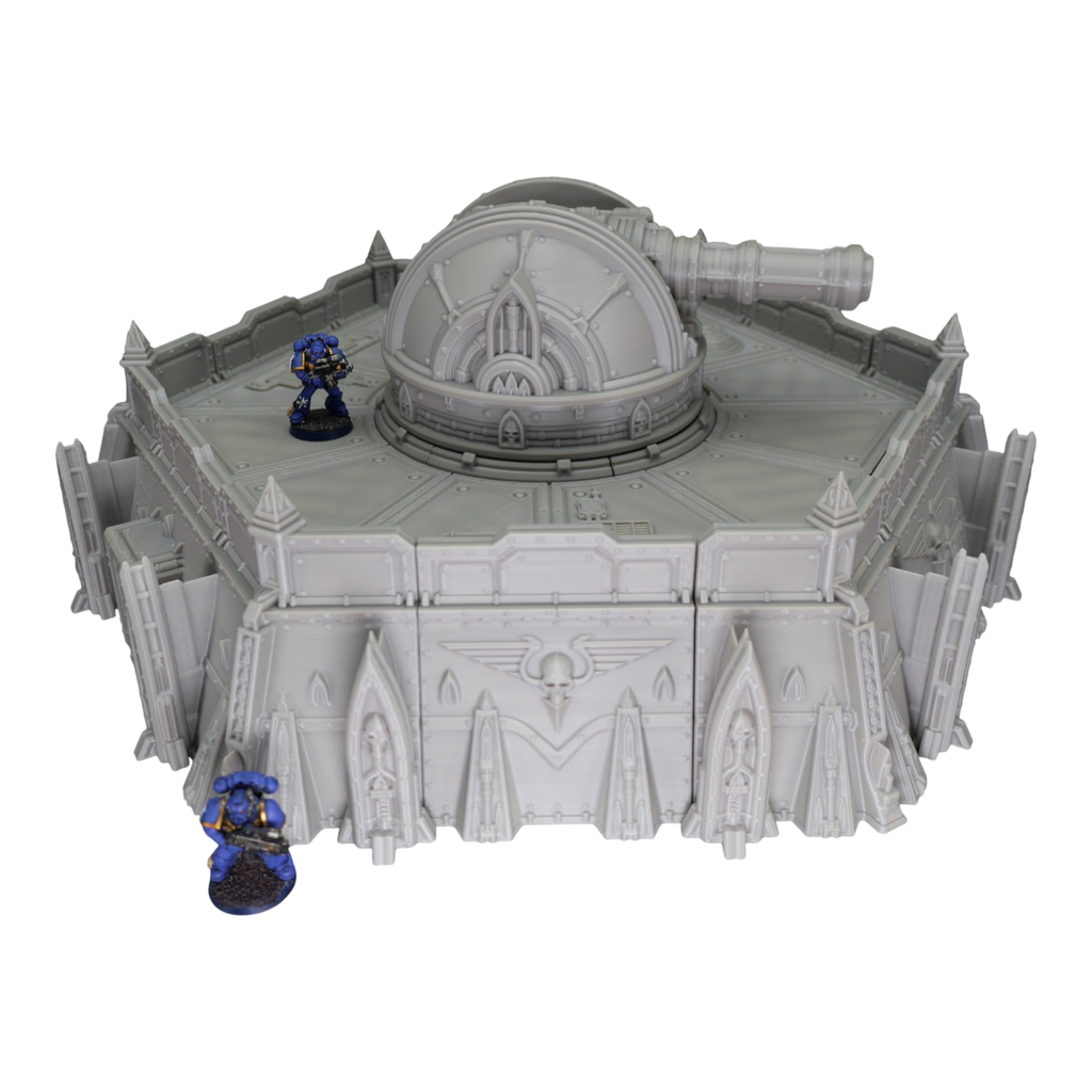 Defense Turret Platform - 28mm Wargaming Scatter Terrain Scenery Tabletop