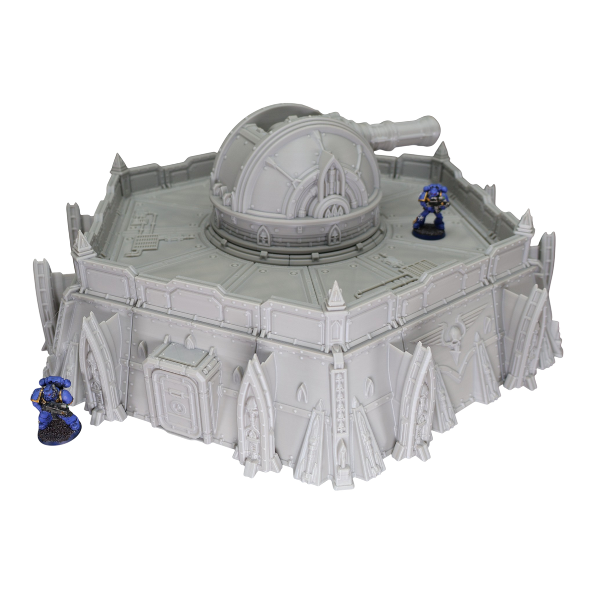 Defense Turret Platform - 28mm Wargaming Scatter Terrain Scenery Tabletop