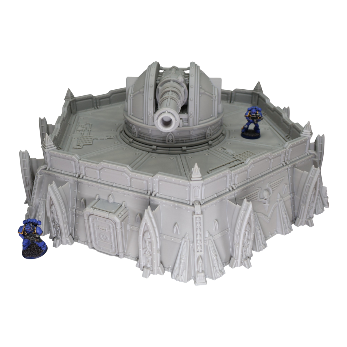Defense Turret Platform - 28mm Wargaming Scatter Terrain Scenery Tabletop