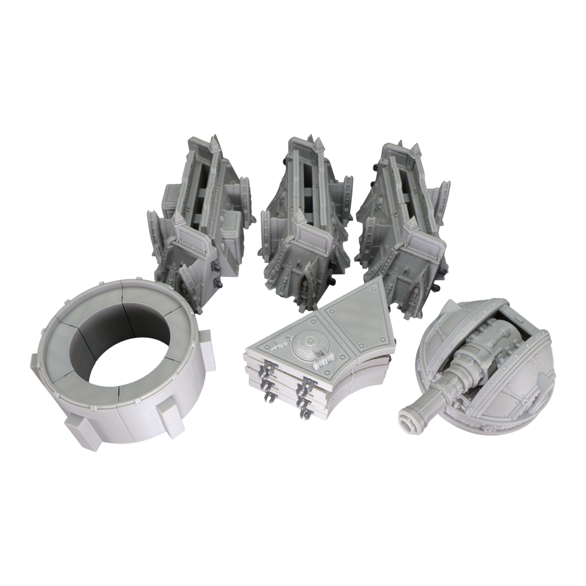 Defense Turret Platform - 28mm Wargaming Scatter Terrain Scenery Tabletop
