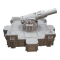 Big Gun Platform #1 - 28mm Wargaming Scatter Terrain Scenery Tabletop Miniature